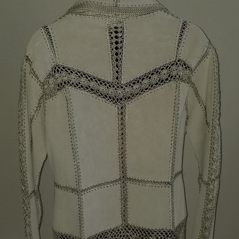 Bohemian leather Suede Jacket - Picture 7 of 7